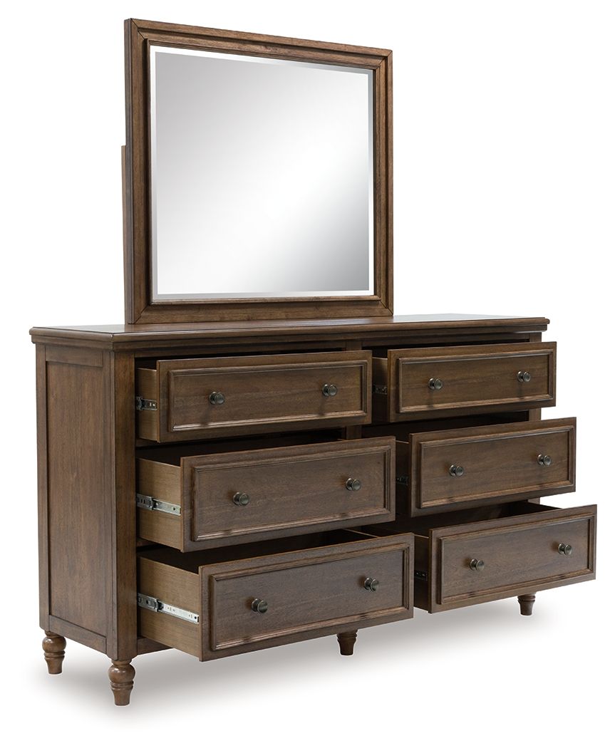 Sturlayne - Dresser And Mirror - Brown – view 2