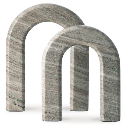 Keithton - Sculpture Set (Set of 2) - Taupe by Ashley – view 2