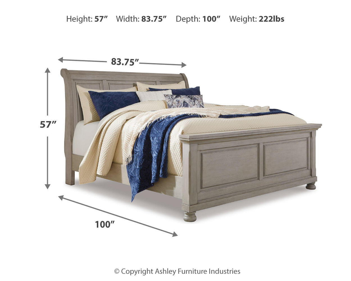 Lettner - Sleigh Bed by Ashley – view 3
