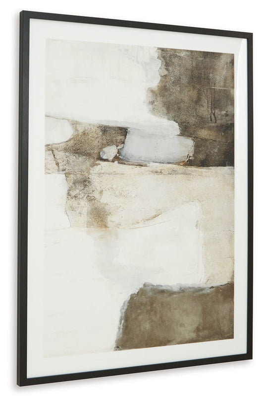 Aldricton - Wall Art - Brown / White by Ashley – view 2