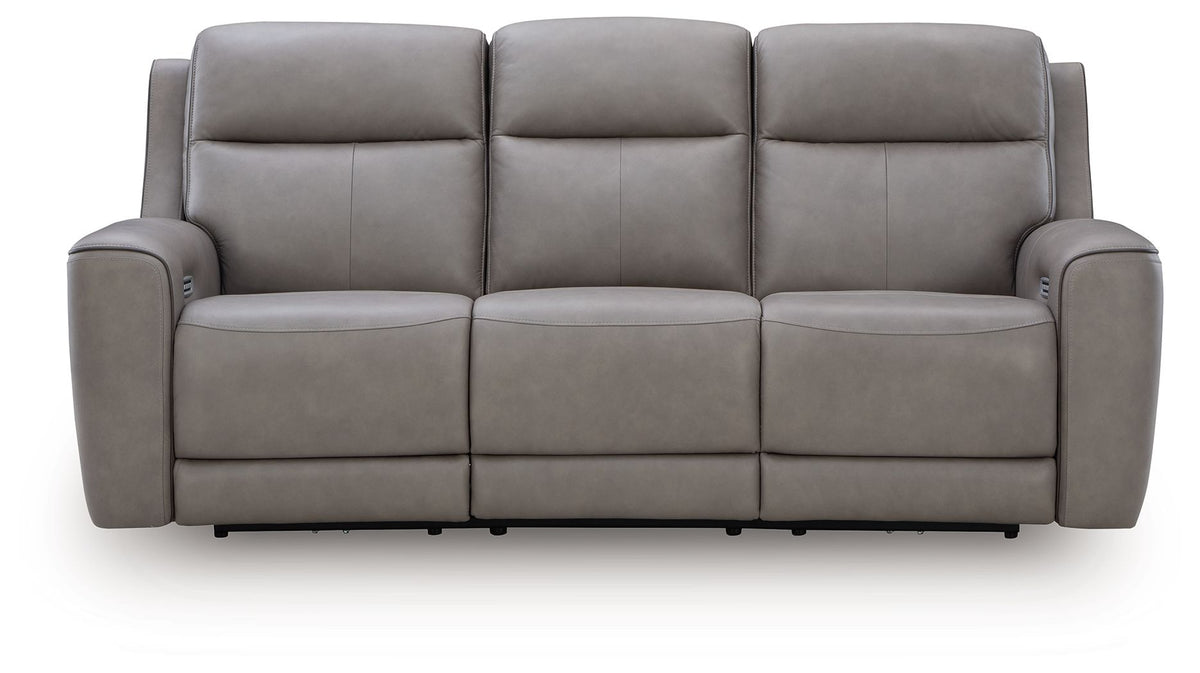 5Z-Comfort - Relaxation - Power Reclining Sofa With Adj Headrest by Ashley – view 3