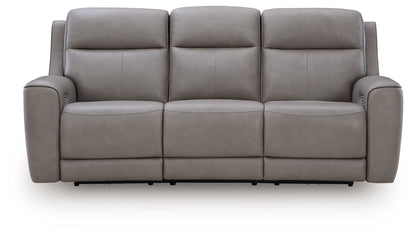 5Z-Comfort - Relaxation - Power Reclining Sofa With Adj Headrest by Ashley – view 3