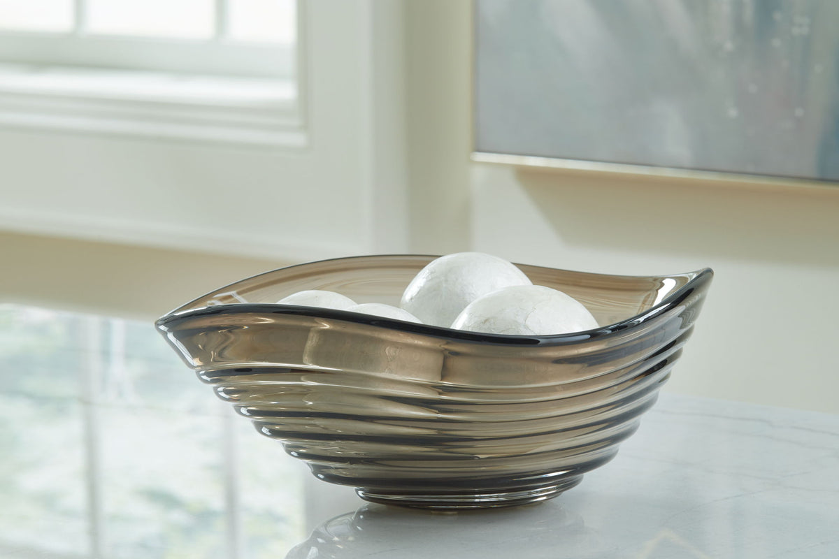 Solariston - Bowl - Gray / Brown by Ashley – view 2