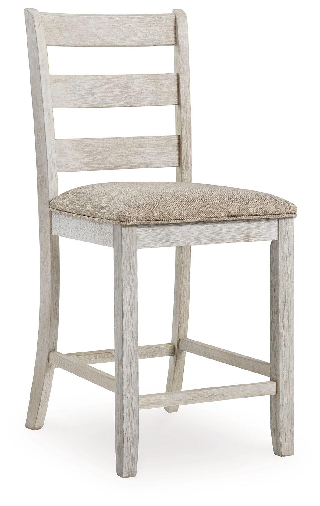 Skempton - Upholstered Barstool (Set of 2) - White by Ashley – view 2
