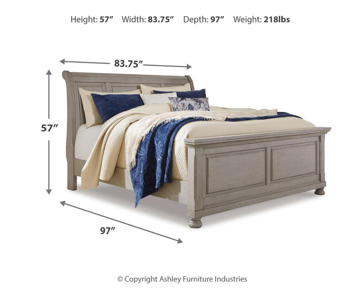 Lettner - Sleigh Bed by Ashley – view 4