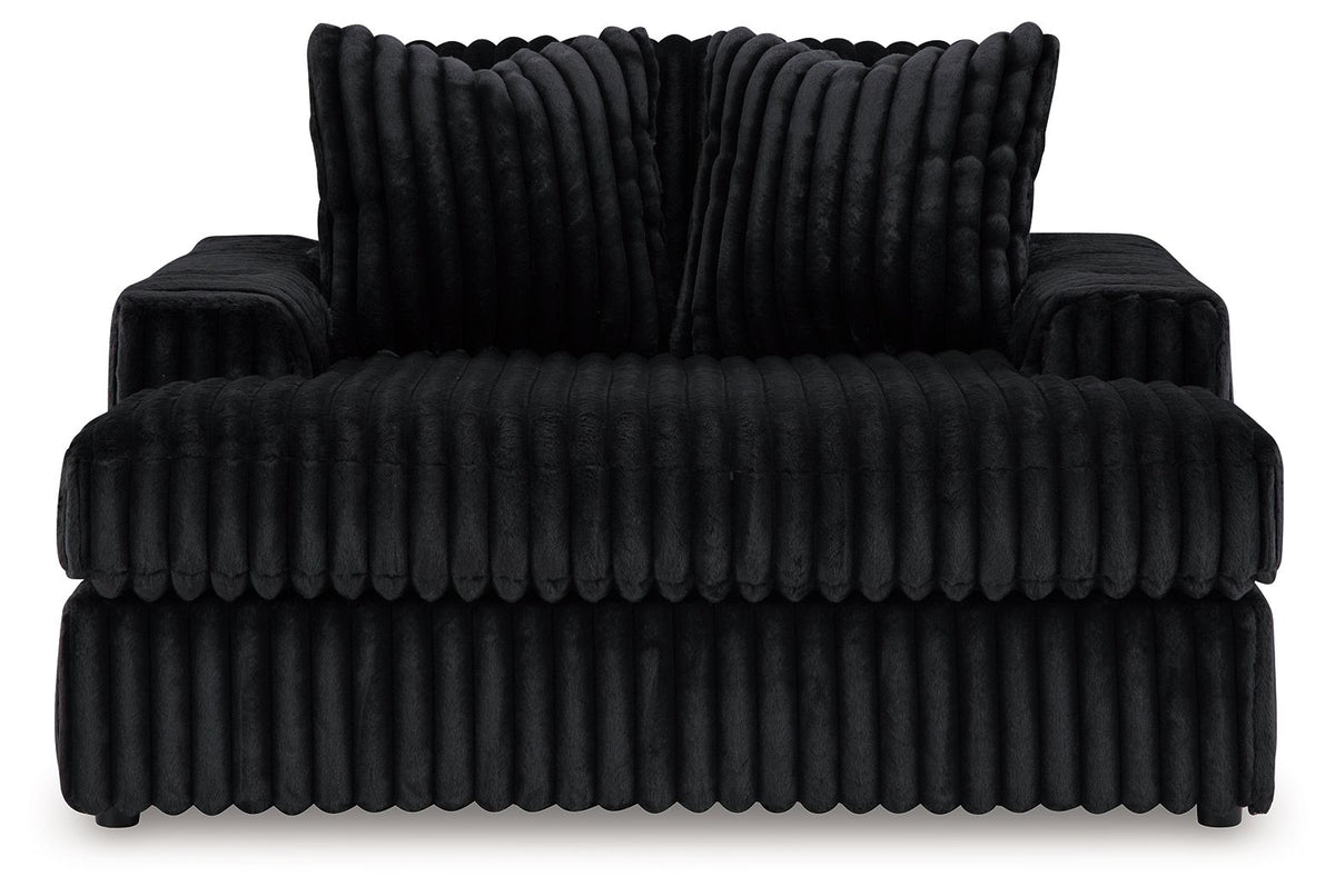 Midnight-Madness - Oversized Chaise by Ashley – view 4