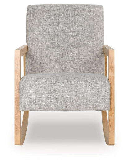 Wychworth - Accent Chair - Gray / Natural by Ashley – view 2