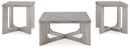 Garnilly - Occasional Table Set (Set of 3) - Whitewash by Ashley – view 3