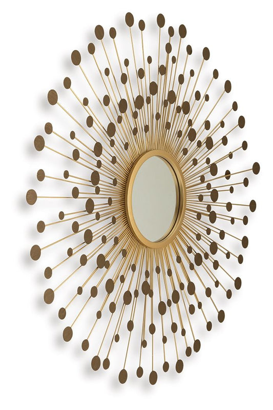 Morwenna - Accent Mirror - Bronze / Gold Finish by Ashley – view 2