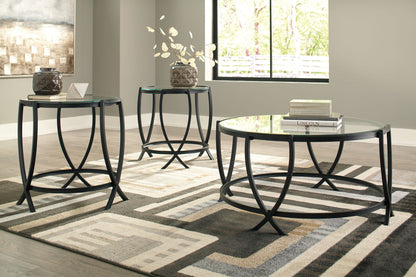 Tarrin - Occasional Table Set (Set of 3) - Black by Ashley – view 2