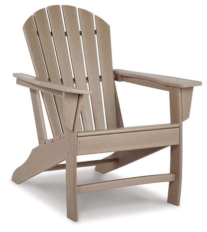 Sundown Treasure - 2 Pc. - Adirondack Chair And Ottoman - Driftwood by Ashley – view 2