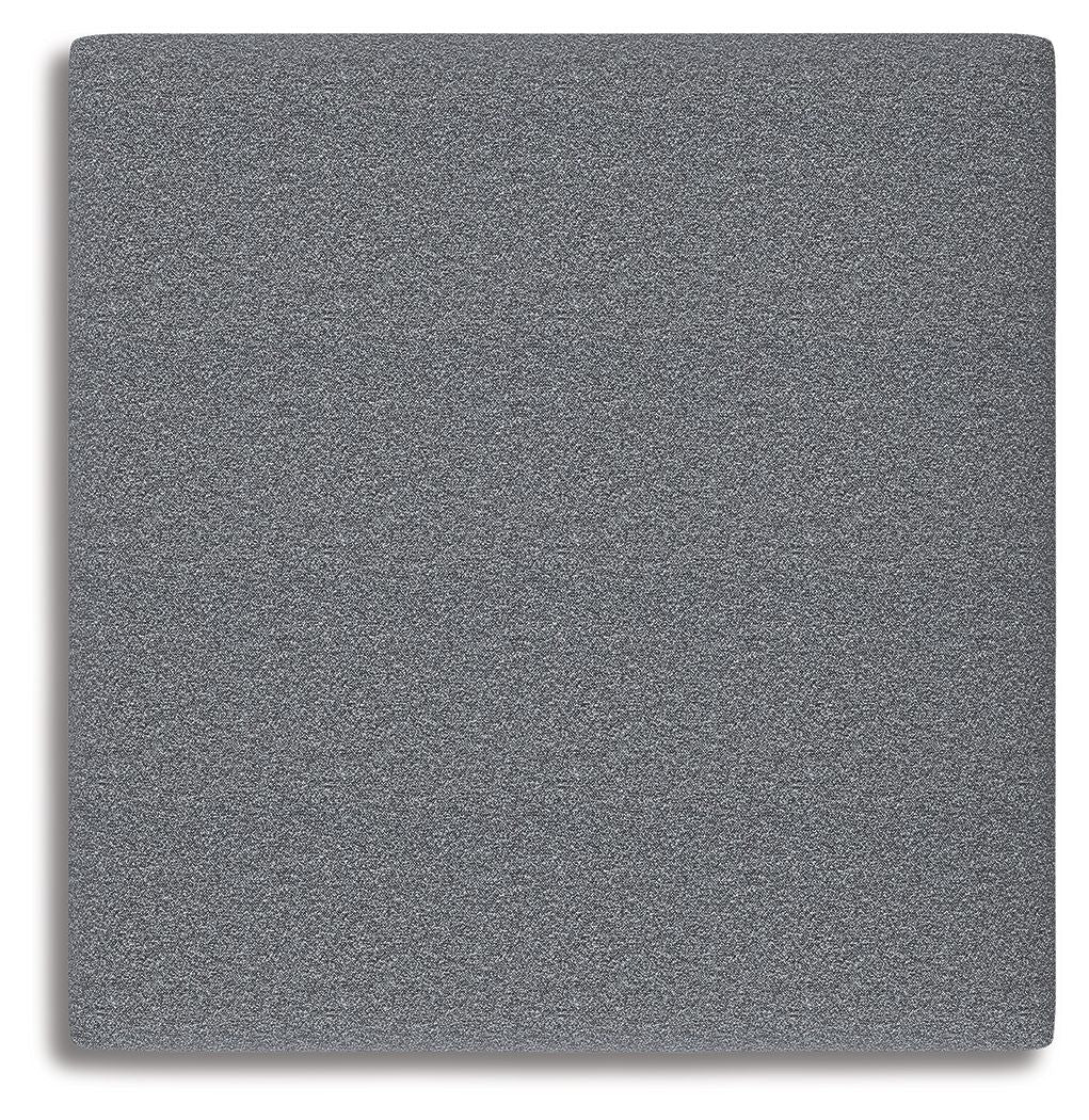 Bealton - Oversized Accent Ottoman - Salt And Pepper – view 2