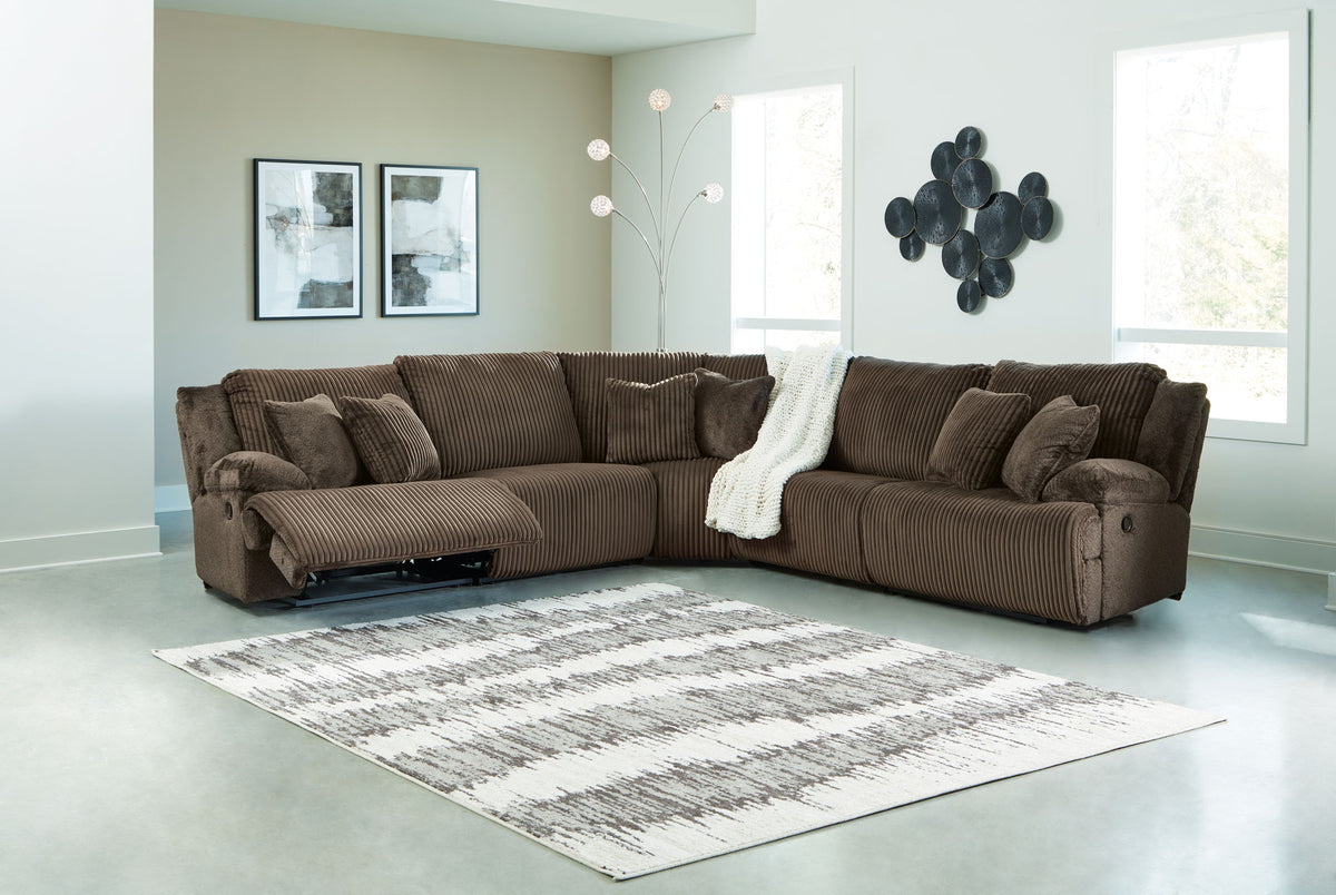 Top Tier - 5 Piece Reclining Sectional by Ashley – view 3