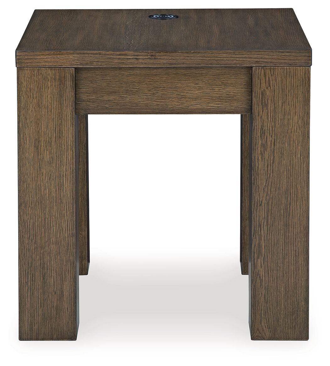 Rosswain - Square End Table - Warm Brown by Ashley – view 3
