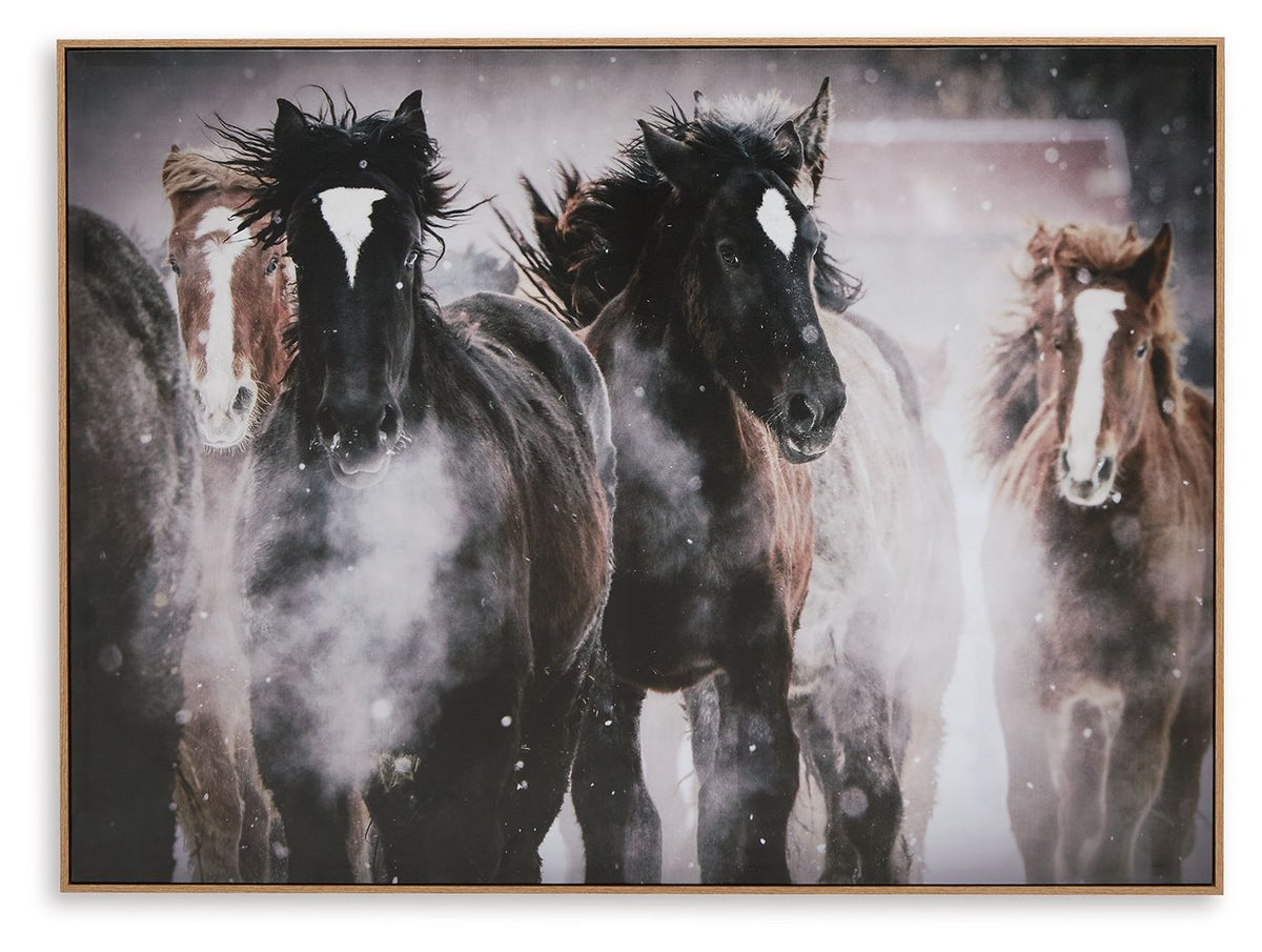 Chaseburn - Wall Art - Brown / Black / White by Ashley – Canvas Art