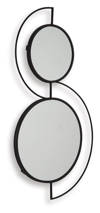 Shayham - Accent Mirror - Black by Ashley – view 2