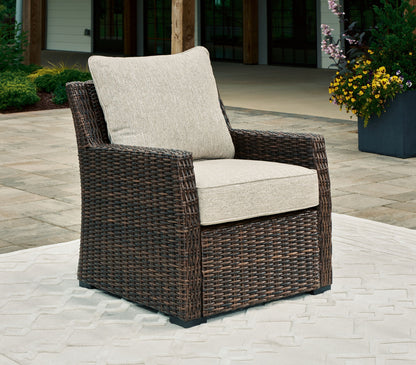 Brook Ranch - Lounge Chair With Cushion - Brown by Ashley – view 2