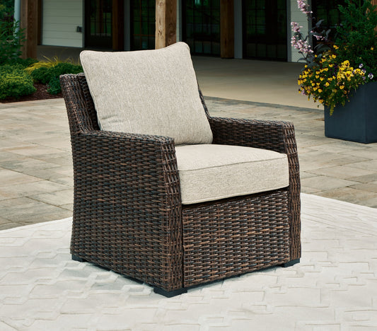 Brook Ranch - Lounge Chair With Cushion - Brown by Ashley – view 2