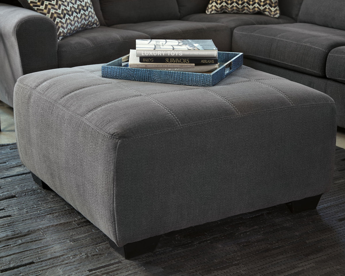 Ambee - Oversized Accent Ottoman - Slate – view 3
