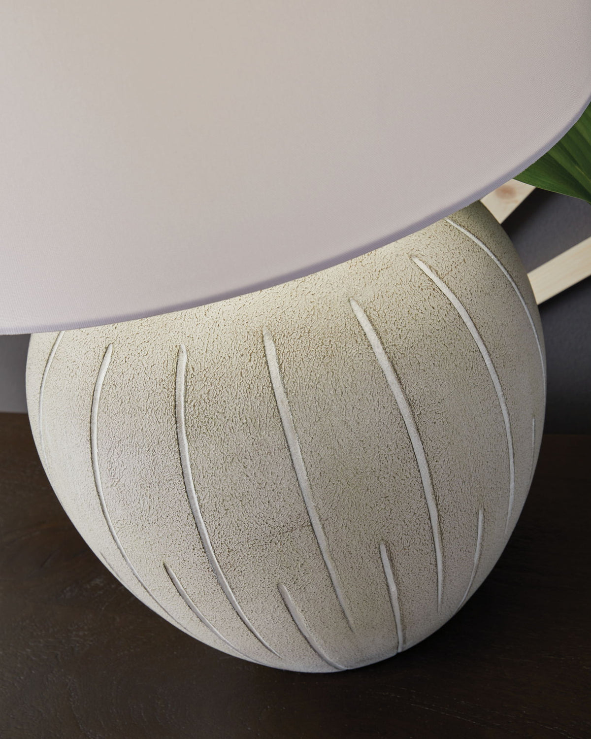Calbert - Poly Table Lamp - Warm Gray by Ashley – view 2