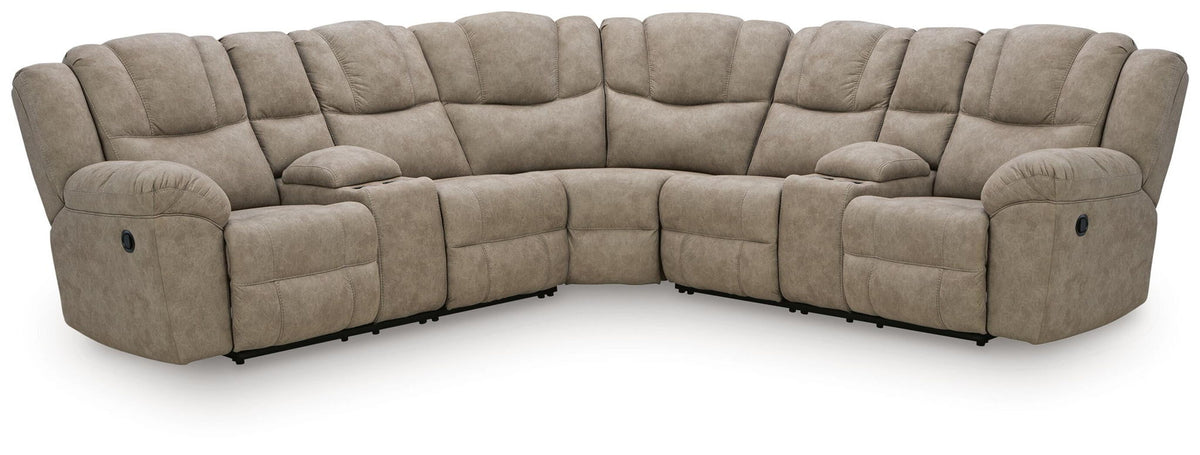 Pearce-Pike - Reclining Sectional by Ashley – view 2