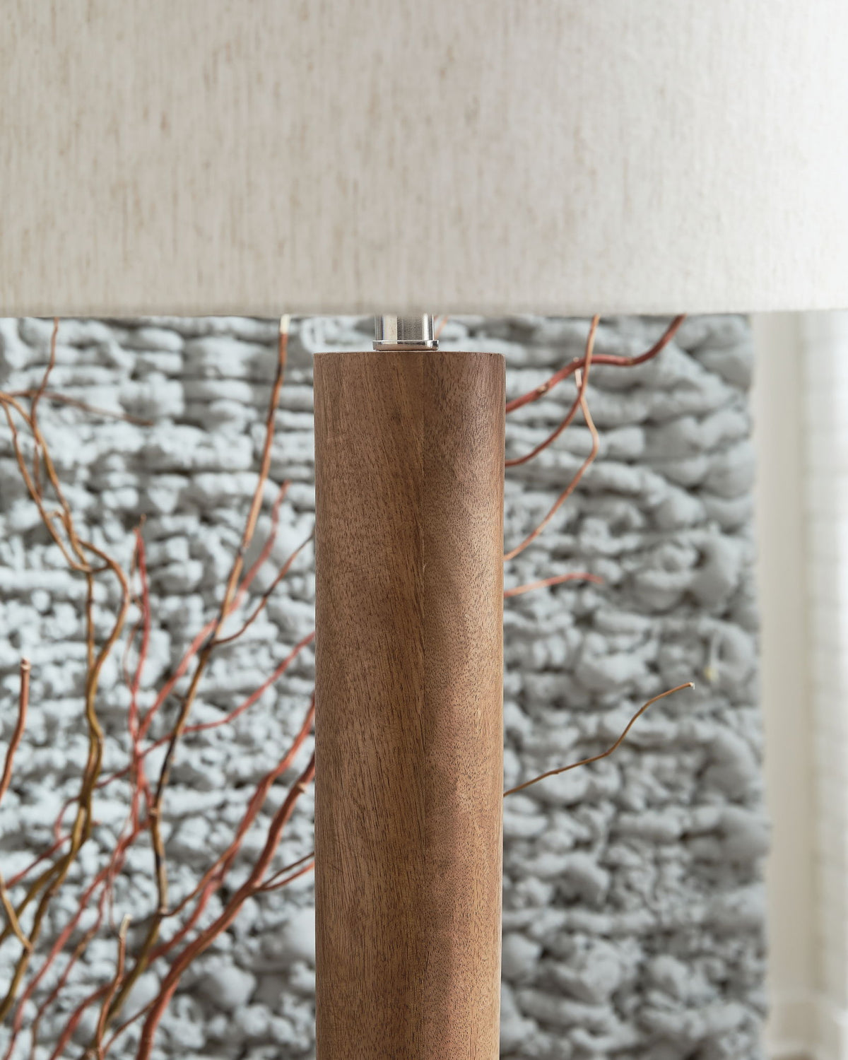 Ailsa - Wood Floor Lamp - Natural Brown by Ashley – view 2