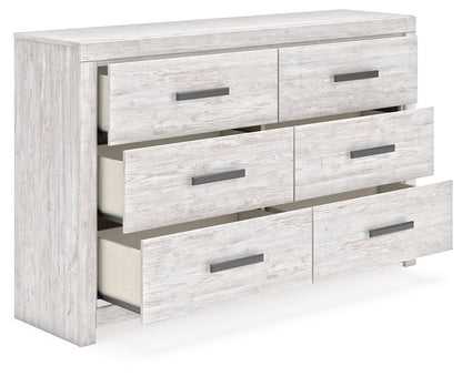 Cayboni - Six Drawer Dresser - Whitewash by Ashley – view 2