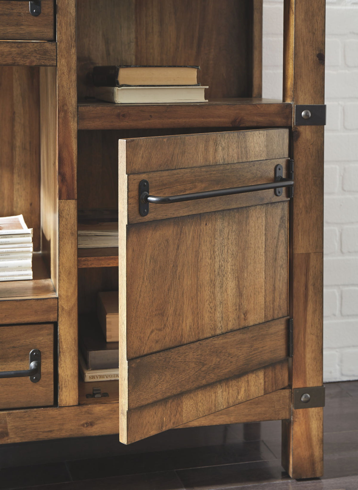 Roybeck - Accent Cabinet - Light Brown / Bronze by Ashley – view 3