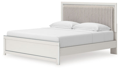 Zuraleus - Upholstered Panel Platform Bed With Roll Slats by Ashley – view 6