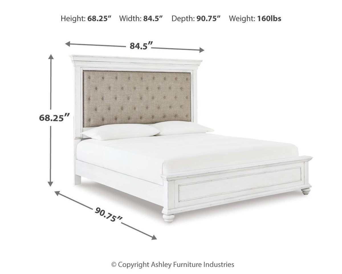 Kanwyn - Upholstered Panel Bed – view 5