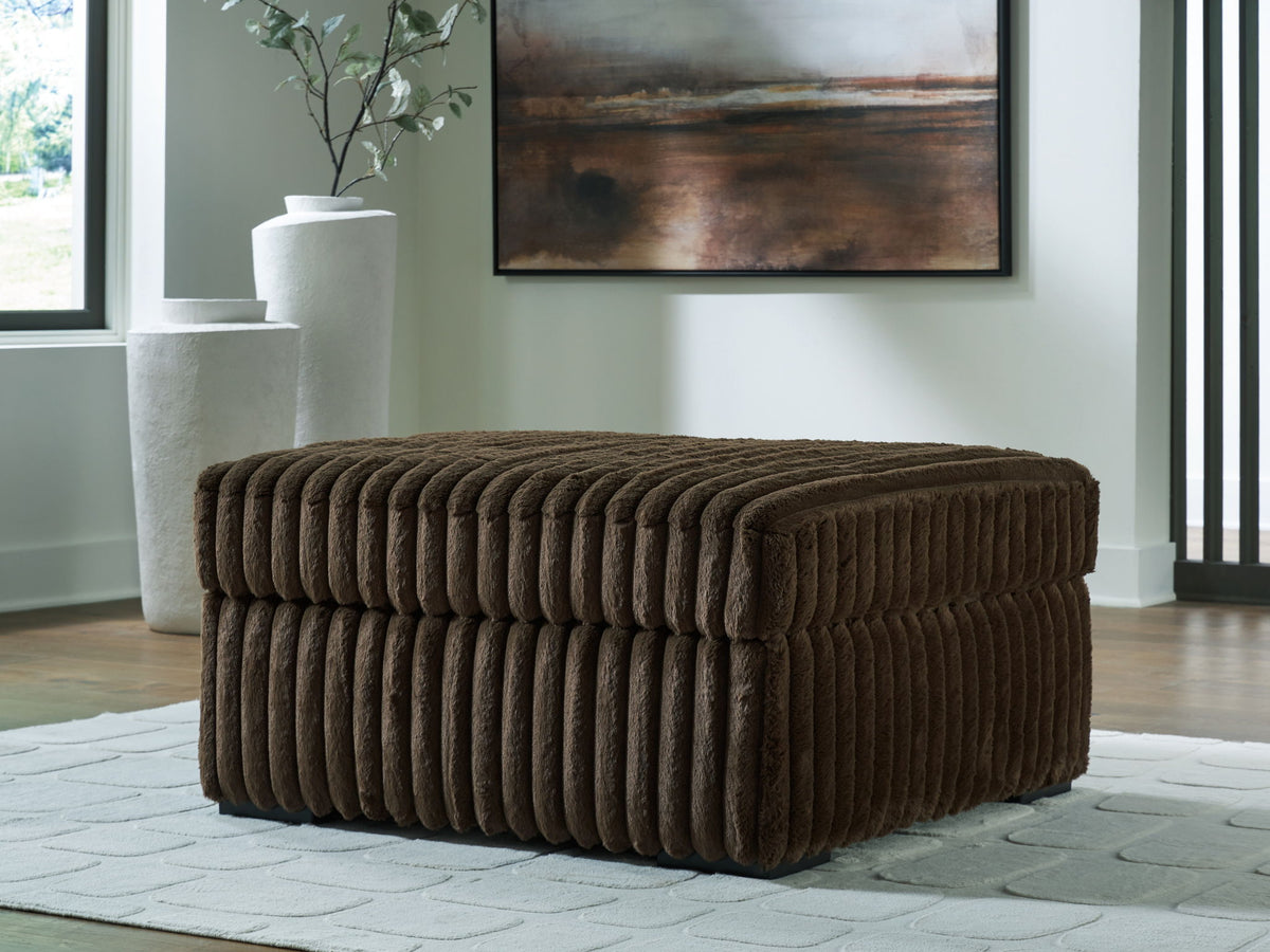 Midnight-Madness - Oversized Accent Ottoman by Ashley – view 6