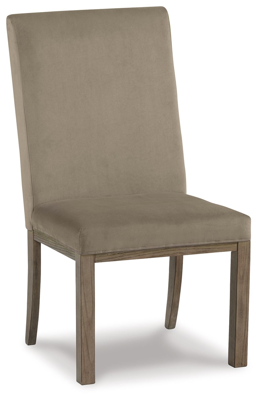 Chrestner - Dining UPH Side Chair (Set of 2) - Gray / Brown by Ashley – view 2