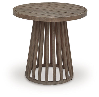 Joy Lagoon - Outdoor Chairs With Cushions/Table (Set of 3) - Beige by Ashley – view 2