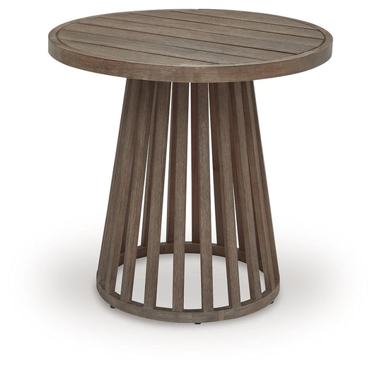 Joy Lagoon - Outdoor Chairs With Cushions/Table (Set of 3) - Beige by Ashley – view 2