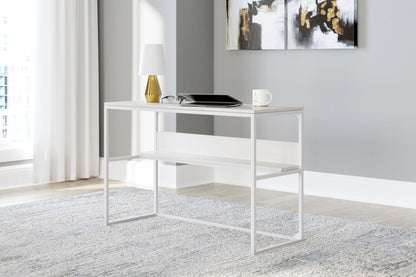 Deznee - 48" Home Office Desk - White by Ashley – view 2