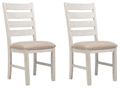 Skempton - Dining UPH Side Chair (Set of 2) - White by Ashley – Chair Sets