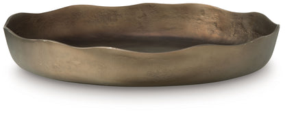 Wallmen - Tray - Champagne Gold Finish by Ashley – Trays