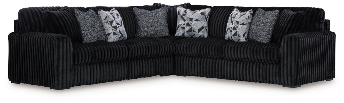 Midnight-Madness - 3 Piece Sectional by Ashley – view 5