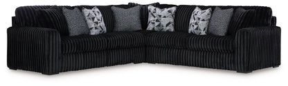 Midnight-Madness - 3 Piece Sectional by Ashley – view 5