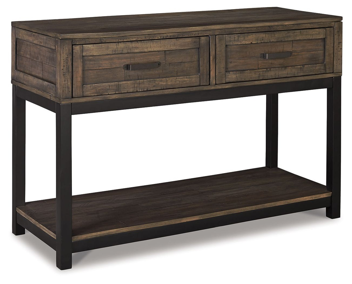 Johurst - Sofa Table - Grayish Brown by Ashley – Sofa Tables