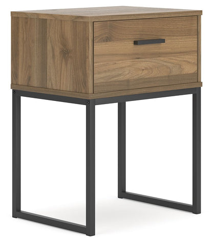 Deanlow - One Drawer Night Stand - Honey by Ashley – view 2