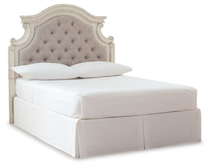 Realyn - Full UPH Panel Headboard - Chipped White by Ashley – view 2