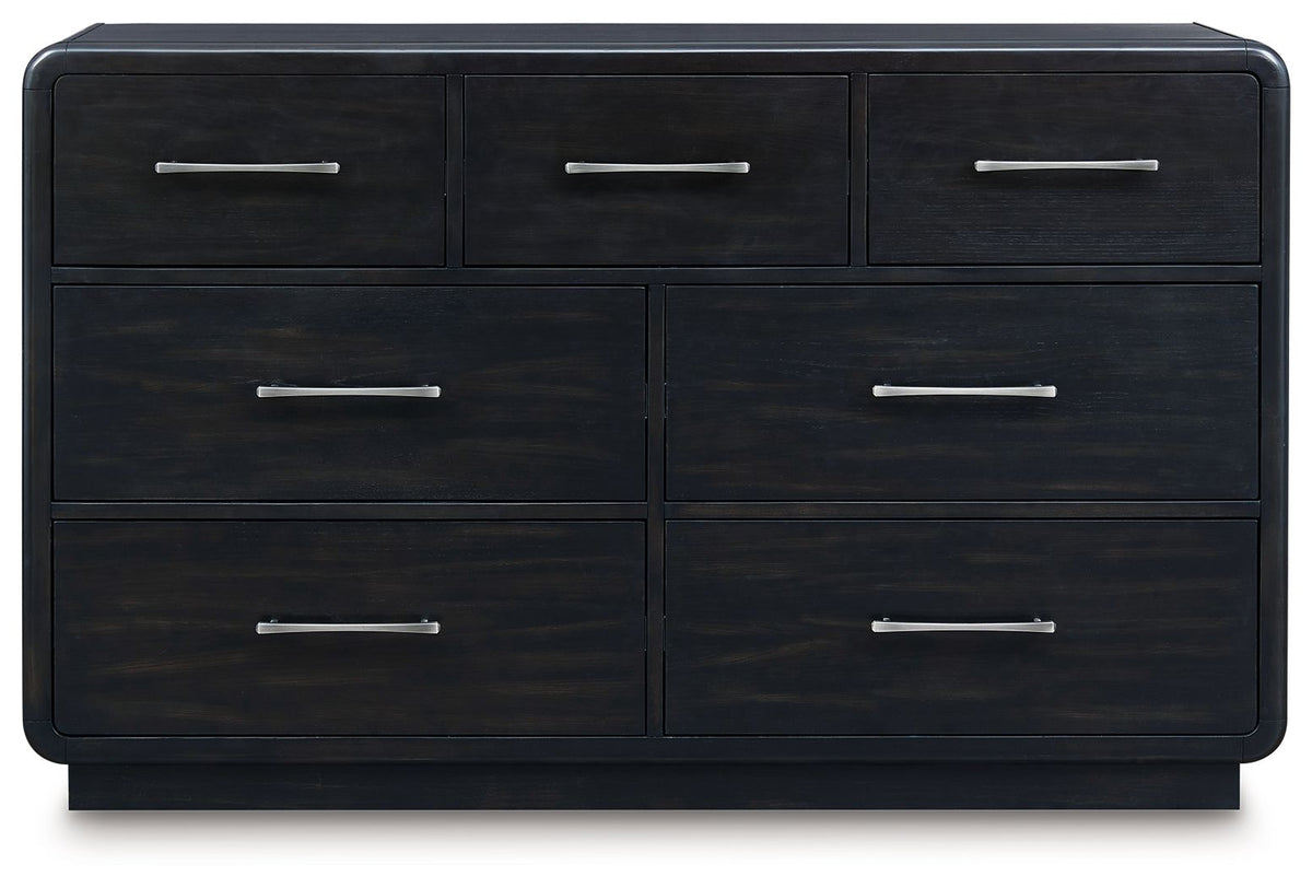 Rowanbeck - Dresser - Black by Ashley – view 2