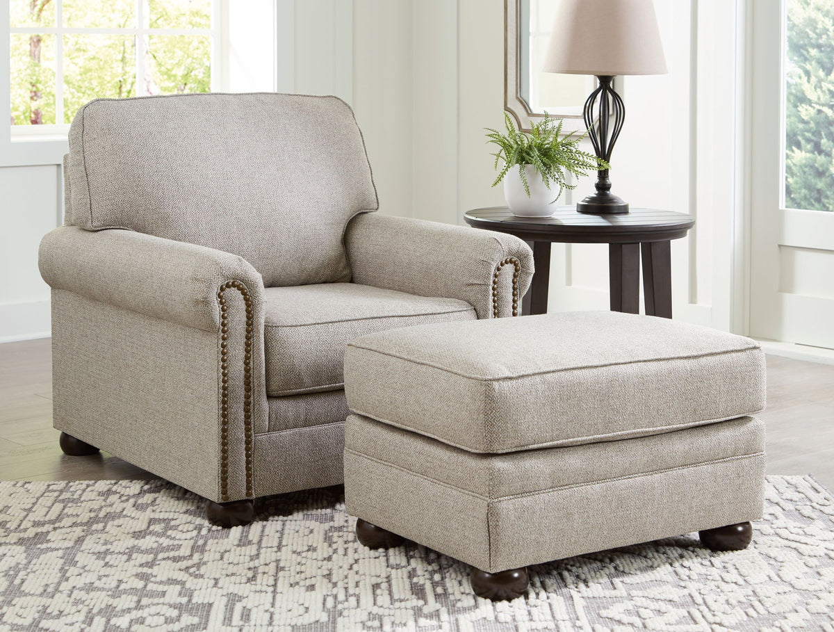 Gaelon - Living Room Set by Ashley – Stationary Chair & Ottoman
