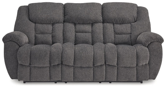 Foreside - Reclining Sofa - Charcoal by Ashley – view 2