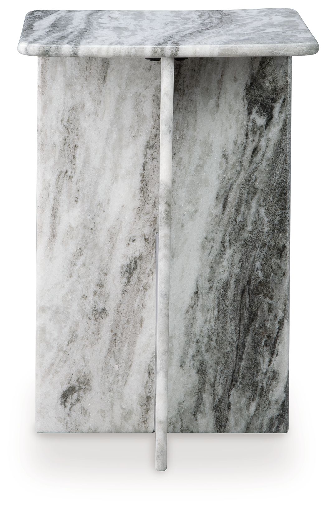 Keithwell - Square Accent Table - Gray by Ashley – view 2