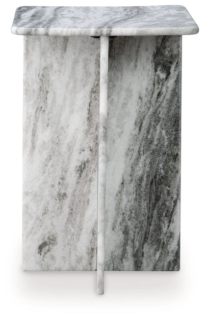 Keithwell - Square Accent Table - Gray by Ashley – view 2