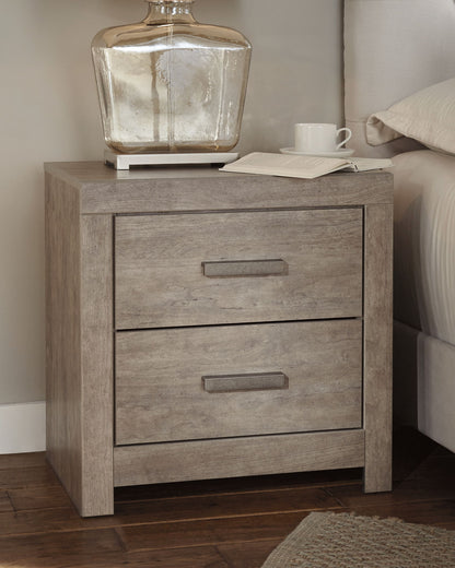 Culverbach - Two Drawer Night Stand - Gray by Ashley – view 2
