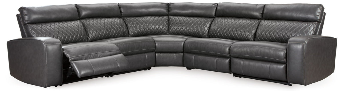 Samperstone - Power Reclining Sectional by Ashley – view 6