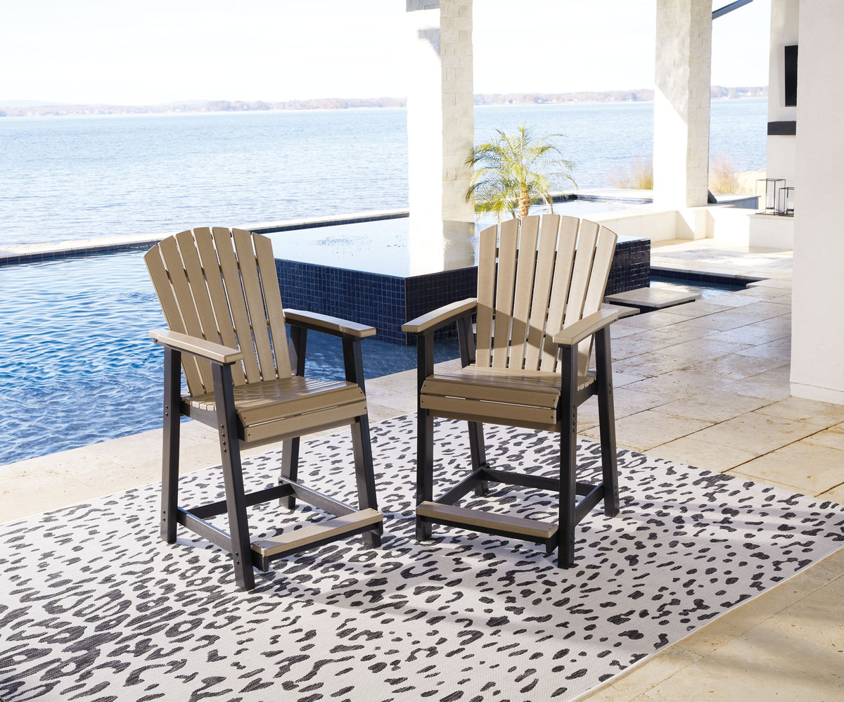 Fairen Trail - 5 Pc. - Counter Dining Set - Black / Driftwood by Ashley – view 2